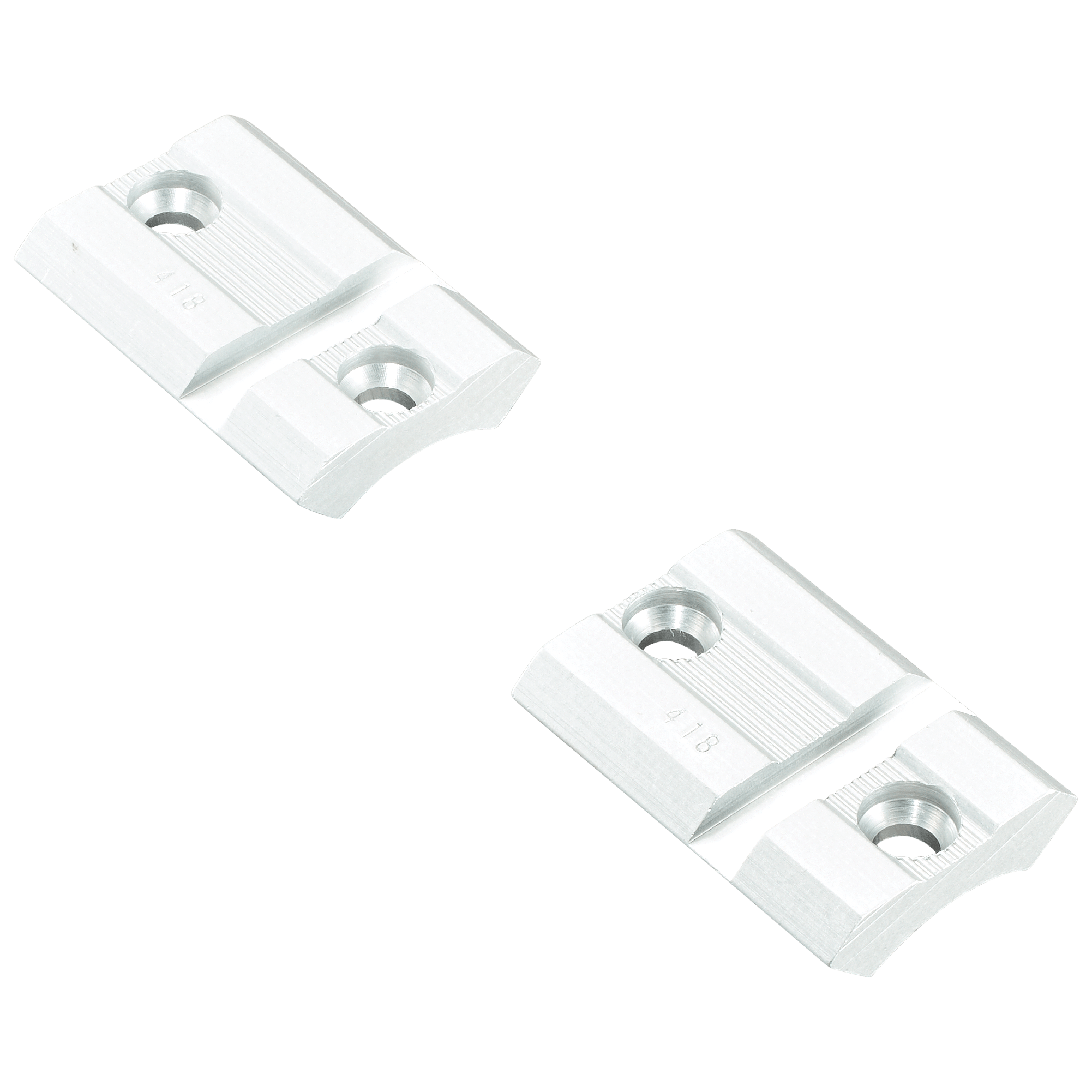 Weaver Mounts 48453 Top Mount Base 418S Silver CVA/Traditions/Winchester