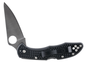 Spyderco C11FPBK Delica Folder 2.875" VG-10 Flat Ground Plain Edge Fiberglass Reinforced Nylon Black