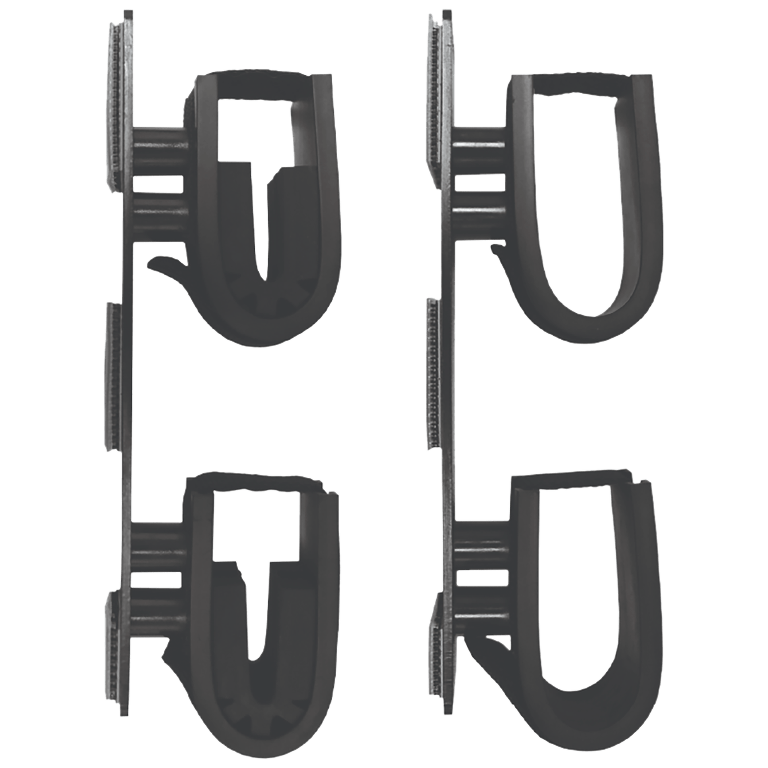 Rugged Gear 10040 Dual Lock Gun Holder Black Metal 2 Pack