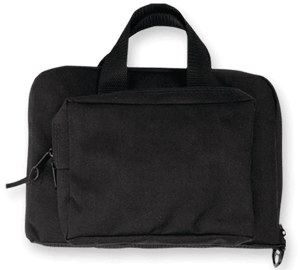 Bulldog BD915 Deluxe Mini Range Bag Black Water-Resistant Outer Shell Inside Ammo & Magazine Pockets Outer Storage Pockets
