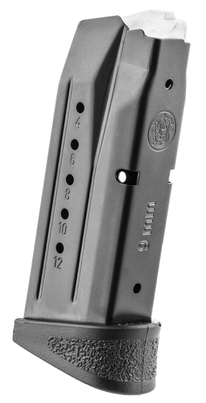 Smith & Wesson 194530000 M&P Compact 12rd 9mm Luger Blued Steel
