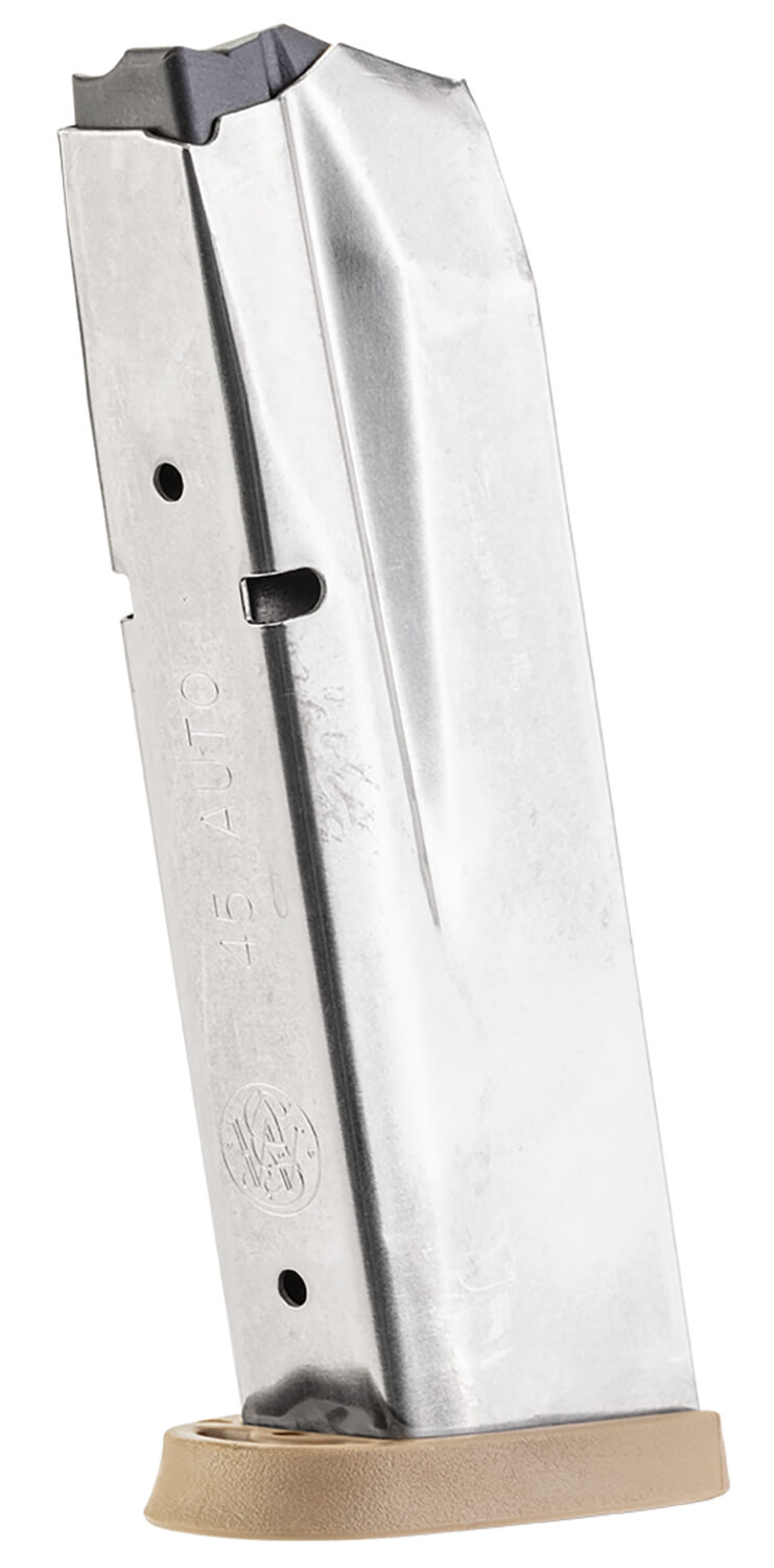 Smith & Wesson 194700000 M&P 10rd 45 ACP Blued/Brown Floor Plate Steel - Image 2