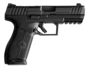 IWI US M9ORP17 MASADA  Full Size Frame 9mm Luger 17+1  4.10" Black Button Rifled Steel Barrel  Black Optic Ready/Serrated Steel Slide  Black Polymer Frame w/Picatinny Rail  Black w/Interchangeable Backstrap Grip  Trigger Safety  Ambidextrous