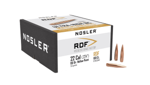Nosler 53441 RDF Match 22 Cal .224 85 gr Hollow Point Boat Tail/ 100rd Box