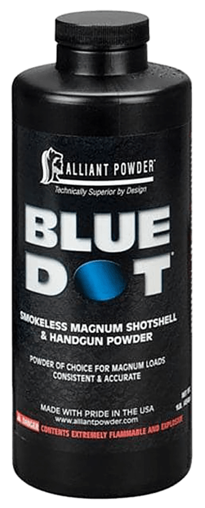 Alliant Powder BLUEDOT Shotshell Powder Blue Dot Pistol/Shotgun Multi-Gauge Multi-Caliber Magnum 1 lb