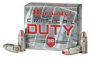 Hornady 90216 Critical Duty  9mmLuger+P 124gr Hornady FlexLock 25rd Box