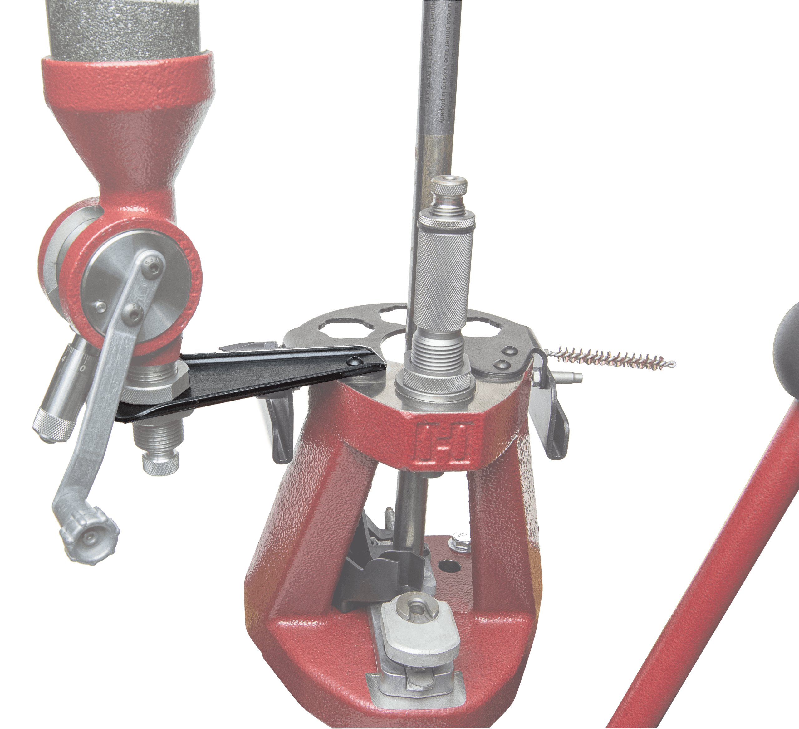 Hornady 399694 Iron Press Powder Measure Bracket Silver Metal Works With Hornady Iron Press
