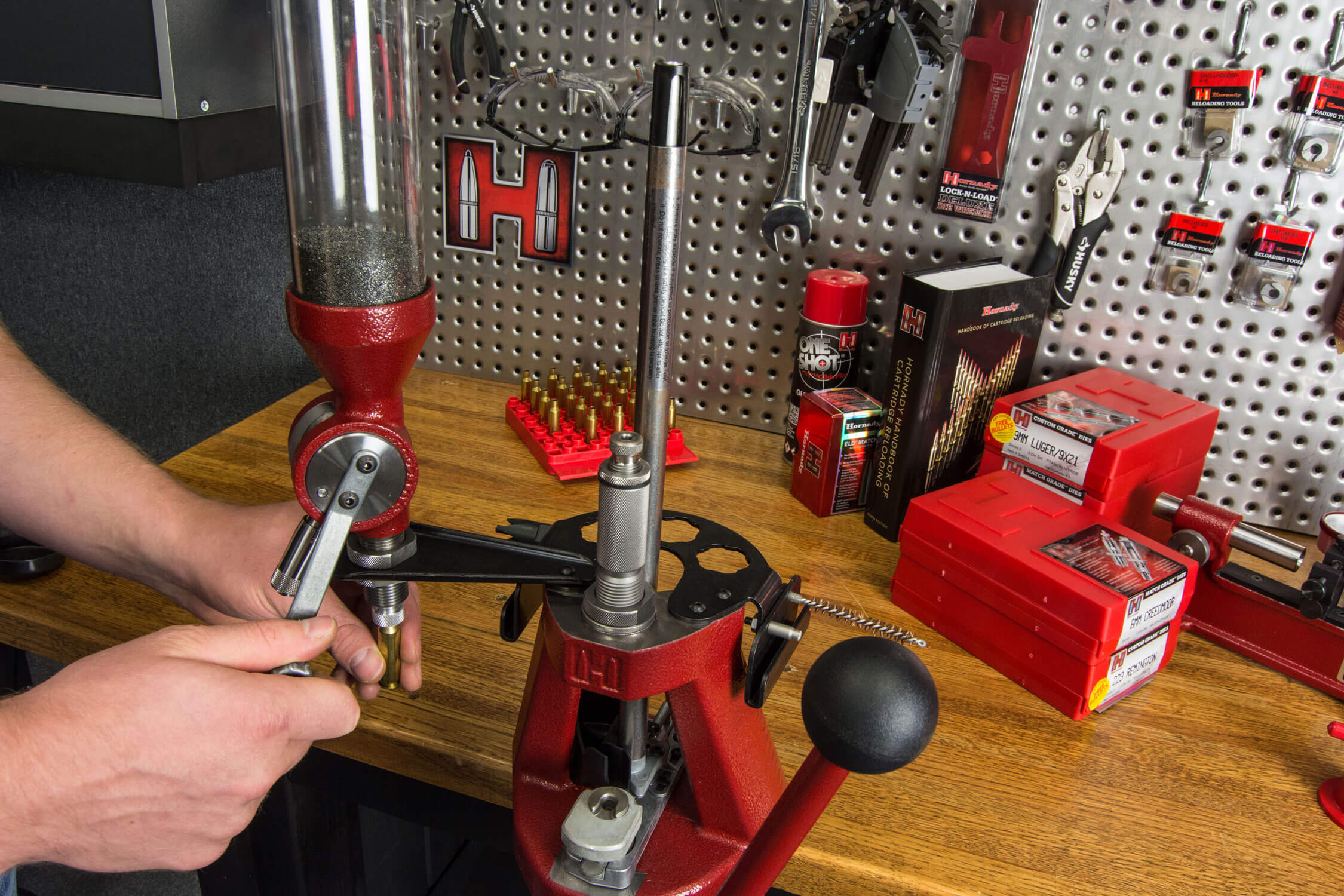 Hornady 399694 Iron Press Powder Measure Bracket Silver Metal Works With Hornady Iron Press - Image 2