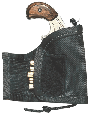 North American Arms HPKL Pocket Pocket Black Nylon Pocket Fits NAA 22LR Frame Mini-Revolver Ambidextrous