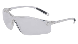 Howard Leight R01636 Uvex A700 Shooting Glasses Adult Clear Lens Polycarbonate Scratch Resistant Clear Frame