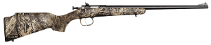 Crickett KSA2284 Youth  22 WMR 1rd 16.12" Blued Barrel/Receiver  Fixed Front/Adjustable Rear Peep Sights  Mossy Oak Break-Up Synthetic Stock w/11.5" LOP  Rebounding Firing Pin Safety
