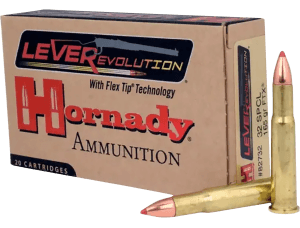 Hornady 82732 LEVERevolution 32WinSpecial 165gr Flex Tip eXpanding 20rd Box