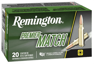 Remington Ammunition 27686 Premier Match 223 Rem 77 gr Sierra MatchKing BTHP 20rd Box/ 10 Cs