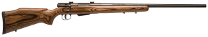 Savage Arms 18526 25 Lightweight Varminter 223 Rem 4+1 Cap 24" Matte Black Rec/Barrel Natural Brown Laminate Right Hand (Full Size) with Detachable Box Magazine
