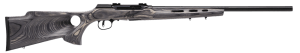 Savage Arms 47221 A22 Target Semi-Auto 22 WMR Caliber with 10+1 Capacity  22" Barrel  Satin Black Metal Finish & Fixed Thumbhole Gray Laminate Stock Right Hand (Full Size)