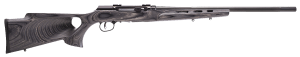Savage Arms 47215 A22 Target Full Size Semi-Auto 22 LR 10+1 22" Barrel Satin Black Metal Finish & Fixed Thumbhole Gray Laminate Stock