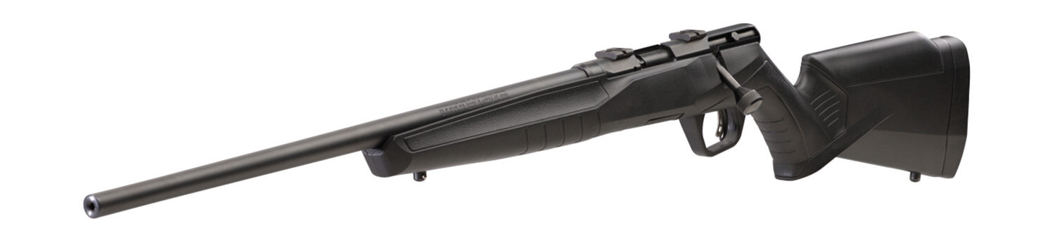 Savage Arms 70240 B22 F Bolt Action 22 LR Caliber with 10+1 Capacity 21" Barrel Matte Blued Metal Finish & Matte Black Synthetic Stock Left Hand (Full Size) - Image 3