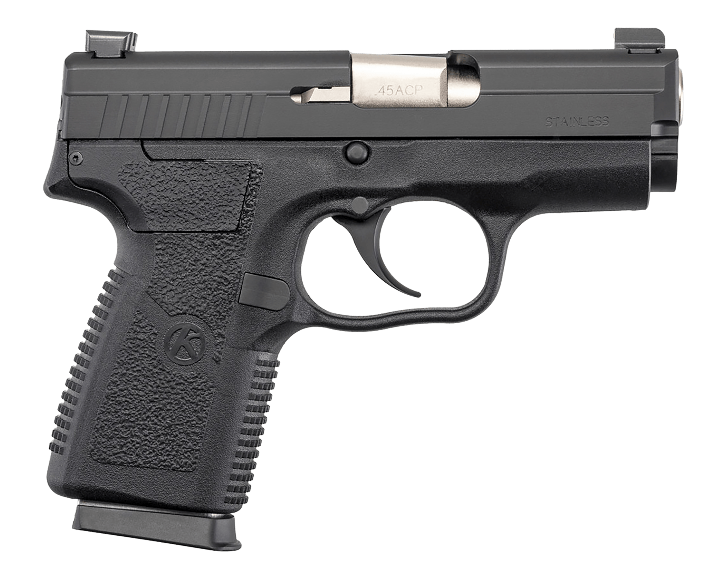 Kahr Arms PM4544N PM 45 ACP Caliber 3.20" Stainless Barrel 5+1/6+1 Black TruGlo Night Sights