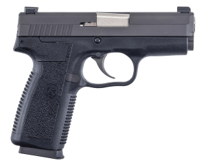 Kahr Arms KP4544N P *CA Compliant 45 ACP Caliber with 3.40" Barrel 6+1 or 7+1 Capacity Black Finish Frame Serrated Matte Black Stainless Steel Slide Textured Polymer Grip & TruGlo Night Sights