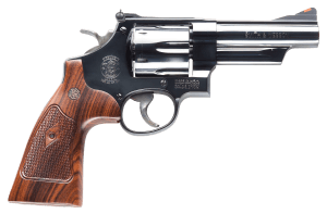 Smith & Wesson 150254 Model 29 Classic 44 Rem Mag or 44 S&W Spl Blued Carbon Steel 4" Barrel  6rd  Cylinder & N-Frame  Checkered Square Butt Walnut Grip
