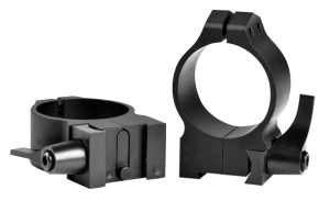 Warne 14TLM Tikka Maxima Matte Black 30mm Medium Quick Detach 0 MOA