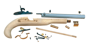 Traditions KPC50602 Kentucky Pistol Kit 50 Cal 10" Blued Sidelock Action