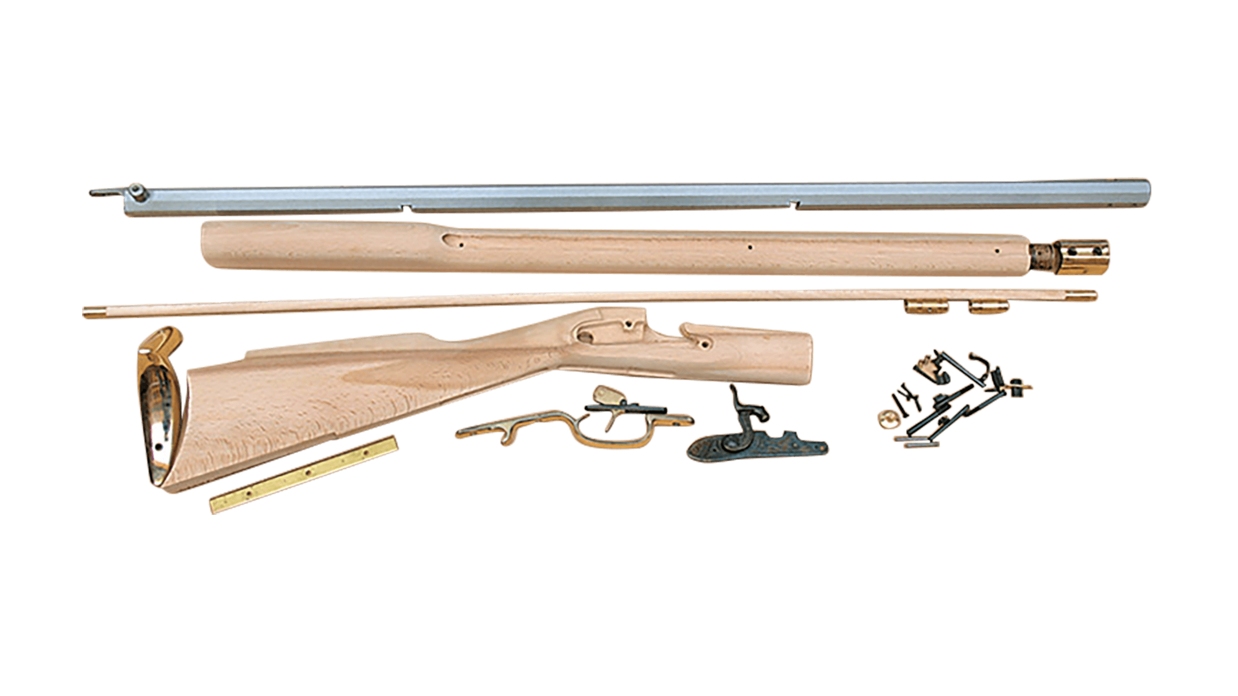 Traditions KRC52206 Kentucky Rifle Kit 50 Cal 33.50" Blued Sidelock Action