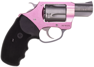 Charter Arms 53830 Undercover Lite Pink Lady Small 38 Special  5 Shot 2" Stainless Steel Barrel & Cylinder  Aluminum Frame w/Black Finger Grooved Rubber Grip  Exposed Hammer