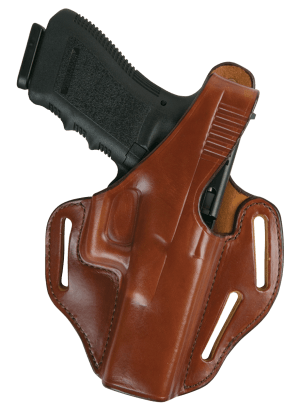 Bianchi 24116 77 Piranha OWB Size 01 Tan Leather Belt Slide Fits S&W J Frame Right Hand