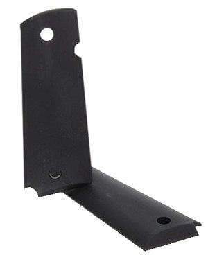 Hogue 45160 Grip Panels Matte Black Aluminum for 1911 Government