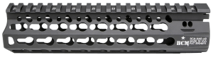 BCM KMRA8556BK KMR Alpha Handguard 8" Keymod Style Made of Aluminum with Black Anodized Finish for AR-15
