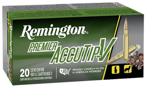 Remington Ammunition 29192 Premier Accutip-V 223 Rem 55 gr AccuTip V 20rd Box