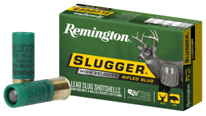 Remington Ammunition 28600 Slugger High Velocity 12 Gauge 2.75" 7/8 oz Rifled Slug Shot 5 Per Box/50 Cs