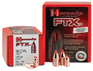 Hornady 35105 FTX 35 Cal .358 200 gr Flex Tip eXpanding 100rd Box/ 15 Case