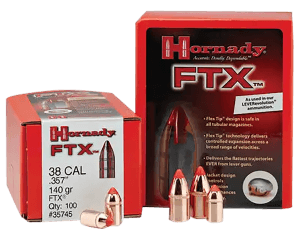 Hornady 4305 FTX 44 Cal .430 265 gr Flex Tip eXpanding 50rd Box/ 15 Case Hornady 4305 FTX 44 Cal .430 265 gr Flex Tip eXpanding 50rd Box/ 15 Case