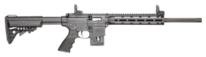 Smith & Wesson 11507 M&P15 Performance Center Sport *MA MD NJ Compliant 22 LR 10+1 18" Barrel  Vltor Fixed Stock  Magpul MBUS Folding Sights  10" M&P Slim Handguard With Magpul M-LOK  Functioning Charging Handle  Hogue Grip  Manual Safety On Lower