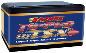 Barnes Bullets 30242 Tipped TSX 6.5Creedmoor 120gr Boat Tail 50/Box