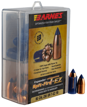 Barnes Bullets 30601 Spit-Fire T-EZ Muzzleloader 50 Spit-Fire T-EZ FB 250gr 24rd/Box