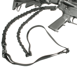 Blackhawk 70GS17BK Universal Swift Rifle Sling Black Nylon Webbing 1.25" Wide Three-Point Design