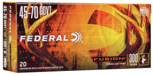 Federal F4570FS1 Fusion  45-70Gov 300gr Bonded Soft Point 20rd Box