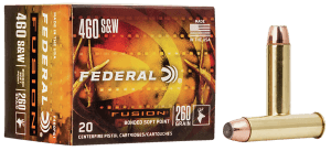 Federal F460FS1 Fusion Handgun 460S&W Mag 260gr Fusion Soft Point 20rd Box