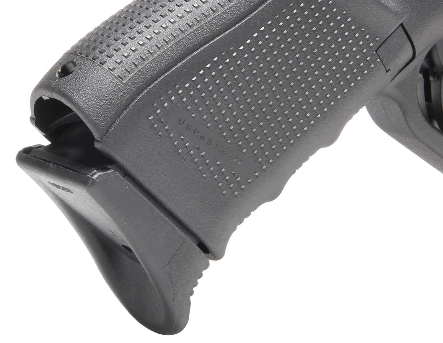 Pachmayr 03894 Grip Extender Extended Compatible w/ Glock 17/18/19/22/23/24/25/31/32/34/35/37 Black Polymer 2 Per Pack - Image 2