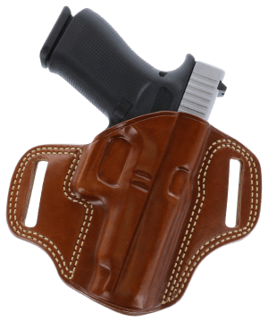 Galco CM158 Combat Master OWB Tan Leather Belt Slide Fits S&W J Frame Fits Charter Arms Undercover Right Hand