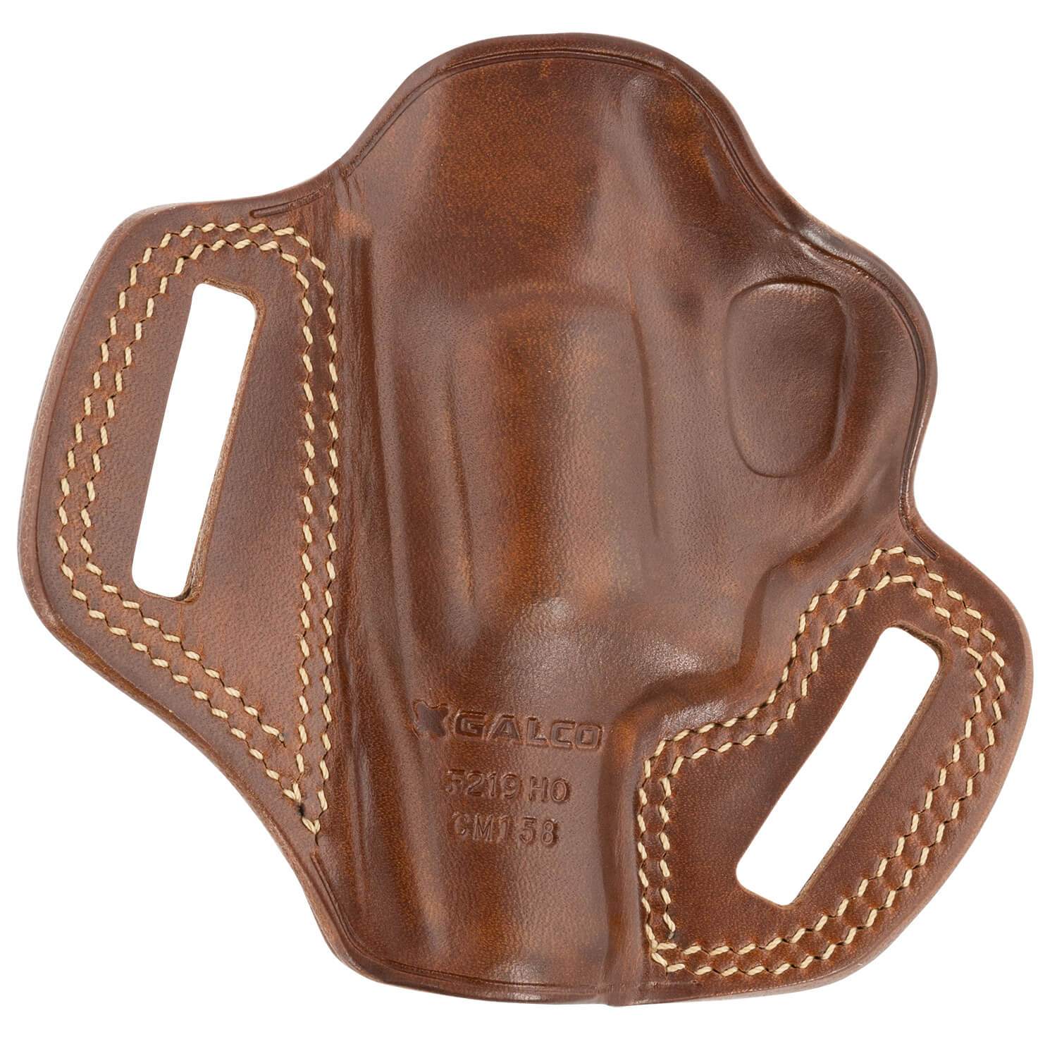 Galco CM158 Combat Master OWB Tan Leather Belt Slide Fits S&W J Frame Fits Charter Arms Undercover Right Hand - Image 2
