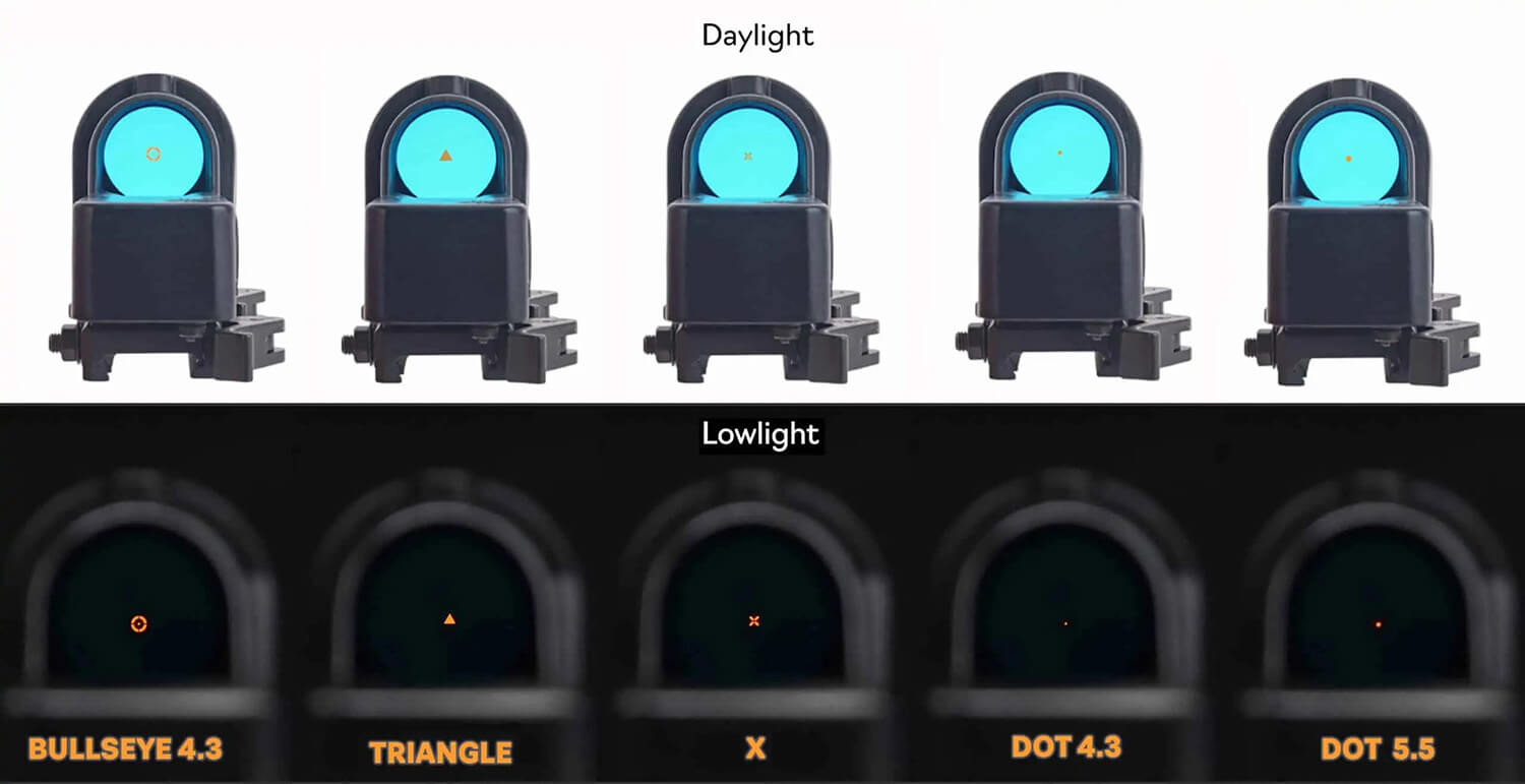 Meprolight USA 626110 M21 Black 1x 30 mm 4.3 MOA Dot Bullseye Reticle - Image 2