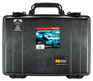 Pelican 1470000110 Protector Laptop Case Black 16" Interior 15.70" x 10.70" x 3.90" Polymer