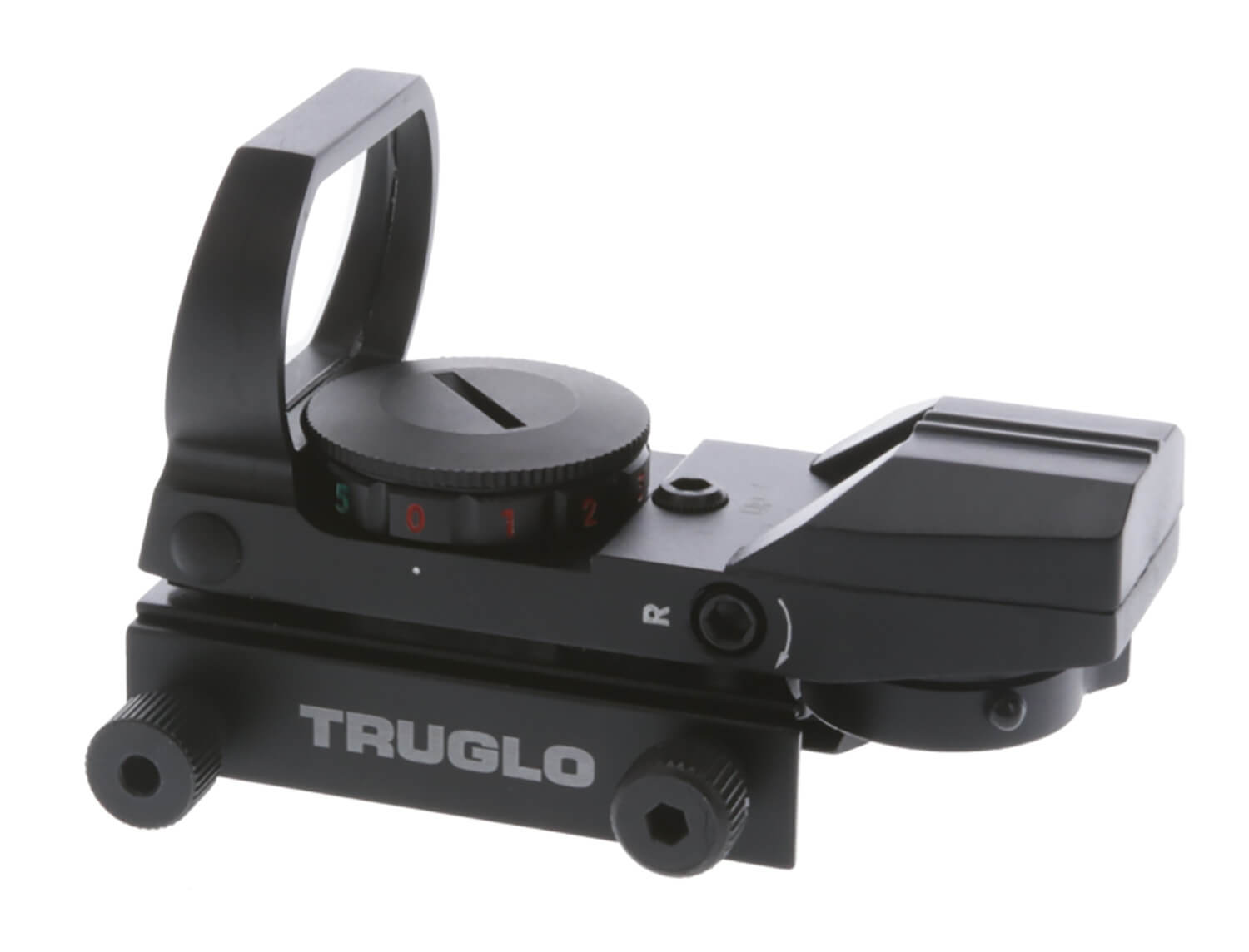 TruGlo TG8360B Dual•Color Anodized Matte Black 1x 34x24mm Red/Green Dual•Color Multi Reticle - Image 2