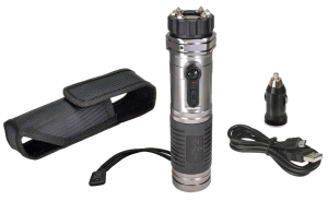 Zap ZAPL Zap Light Stun Gun/Flashlight Range of Contact Silver