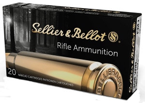 Sellier & Bellot SB308B Rifle 308 Win 180 gr Full Metal Jacket 20rd Box