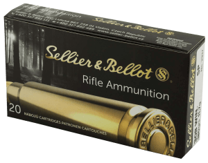 Sellier & Bellot SB308C Rifle 308 Win 180 gr Soft Point 20rd Box